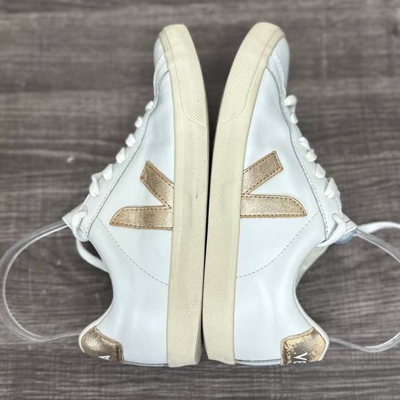 VEJA Esplar White/Rose Gold Sneakers [S6566] - Picture 3 of 11